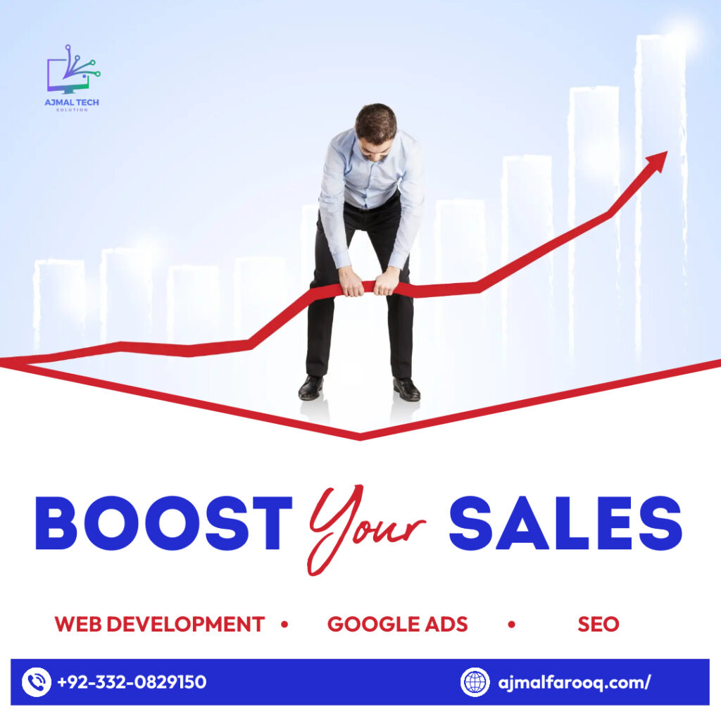 Boost your sales corporate business flyer Made with PosterMyWall