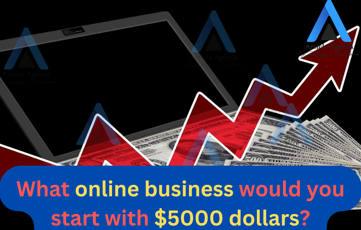 What online business would you start with $5000 dollars